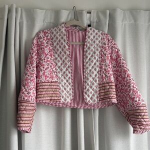 Floral Pink Women's Jacket